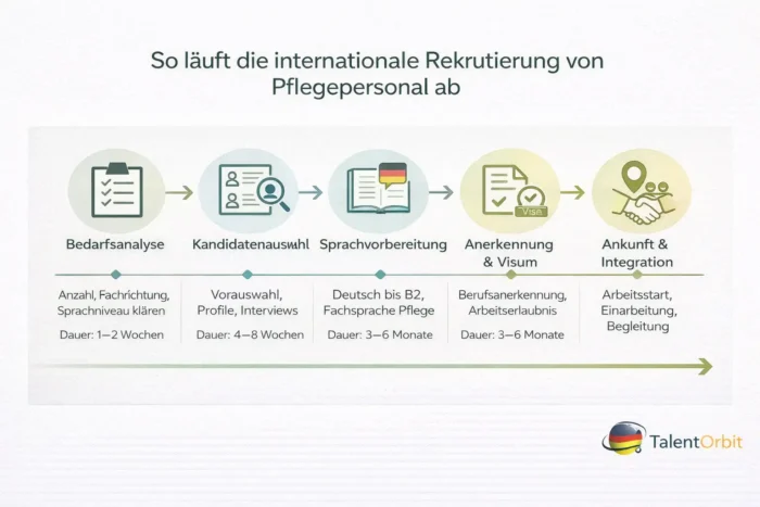 So läuft die internationale Rekrutierung von Pflegepersonal ab